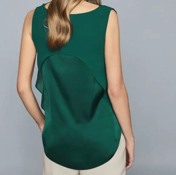 NWT REISS | Elle Satin Cowl Neck Top - Picture 4 of 6
